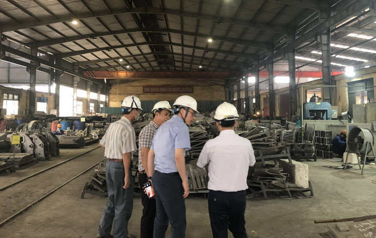 湖南mg不朽情缘旅行河内国际商业展  耐磨陶瓷产品拓展越南市场