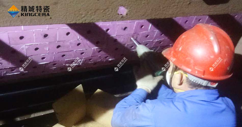 mg不朽情缘牌新型耐磨陶瓷布料机圆辊使用效果