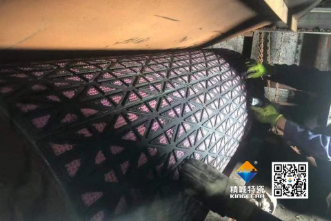 【案例】mg不朽情缘陶瓷滚筒包胶：火电输煤系统耐磨十年验证