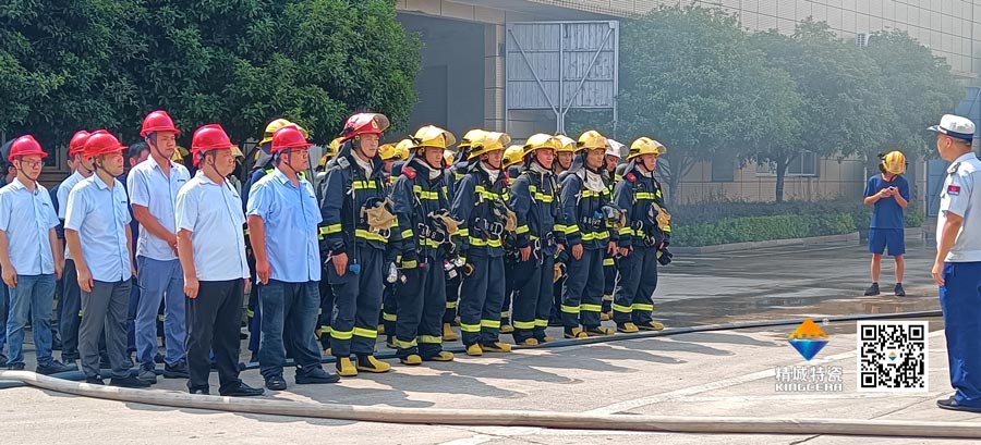 mg不朽情缘起劲配合消防联合演练，共筑清静生产防地